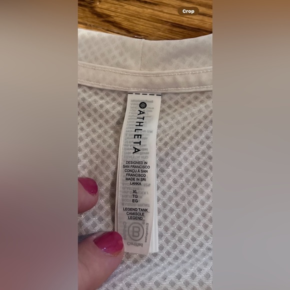New Without Tags Athleta XL Tall Tank Top - Picture 2 of 7